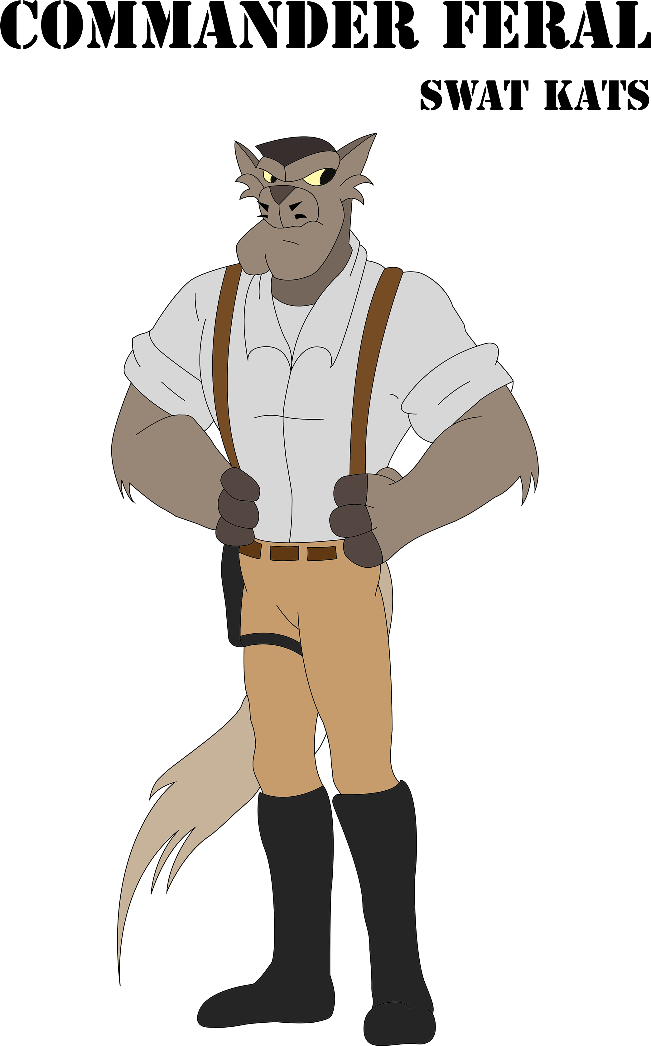 Swat Kats - Swat Kats Commander Feral (2480x3508)