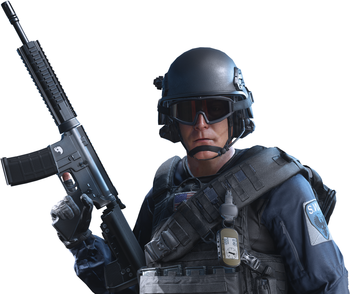 Battlefield - Battlefield Hardline Png (1385x1038)