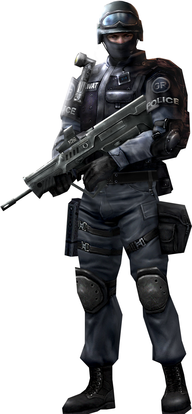 Policia Swat Png (1000x1700)