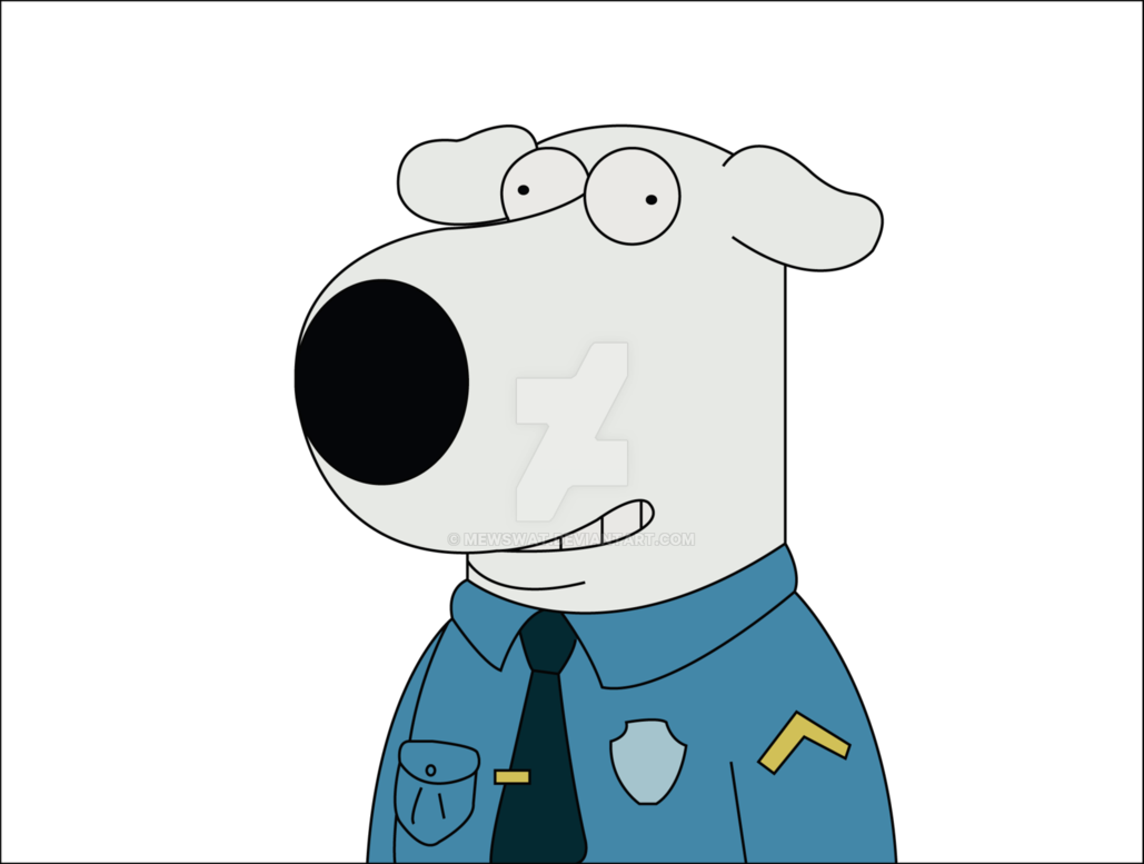 Brian Griffin By Mewswat - Cartoon (1029x777)