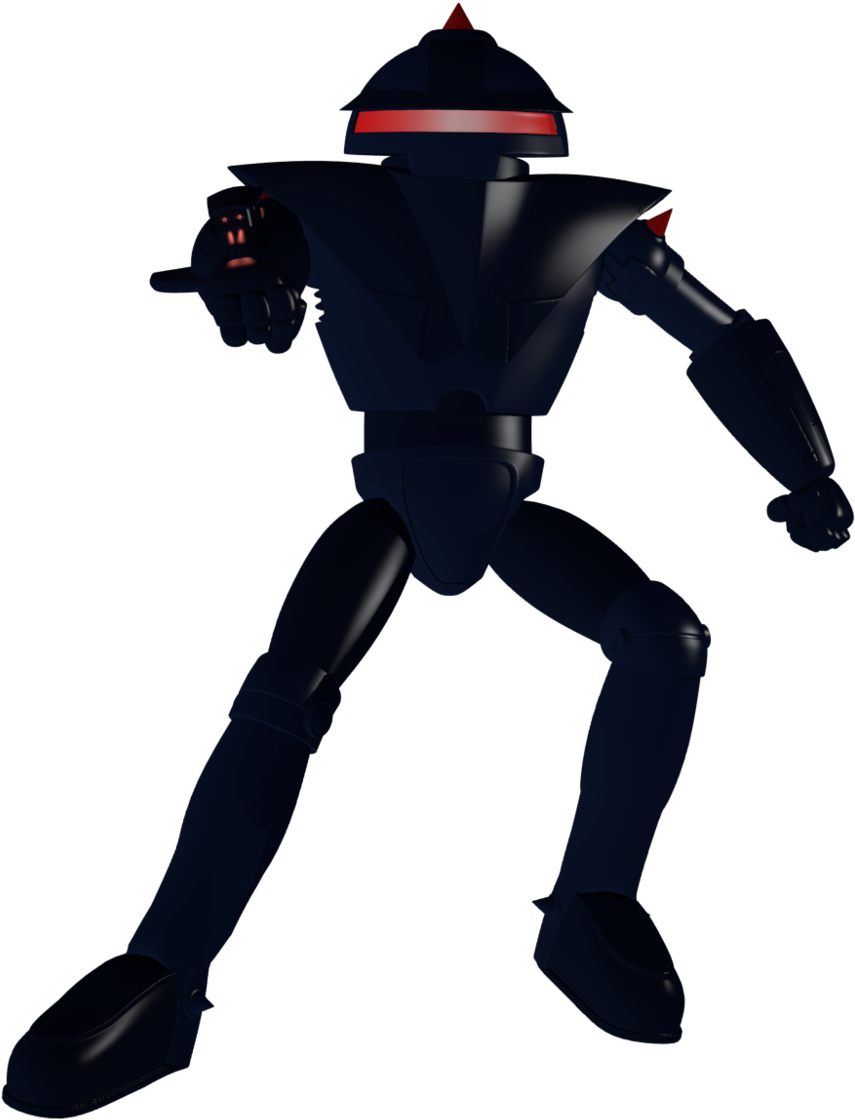Doodleystudios Swatbot-dark Blue Model By Doodleystudios - Kingdom Hearts Dark Side (1024x1414)