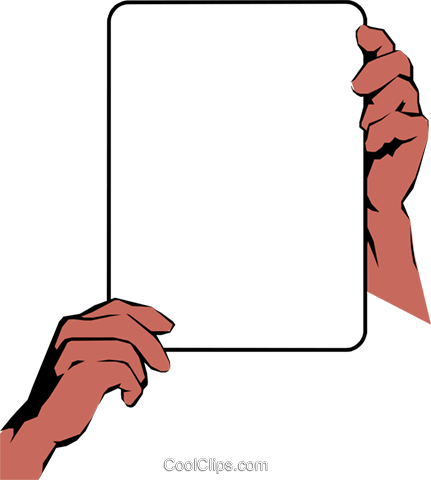 Cartoon Hand Holding Sign Post Vector Clip Art - Hands Holding A Sign (431x480)