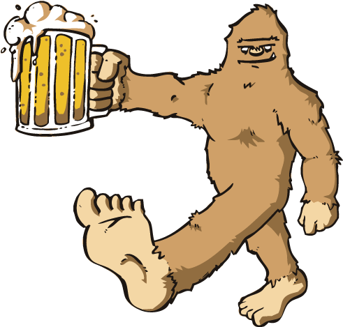 Big Foot Beer By Leocamacho - Bigfoot Cartoon Png (500x500)