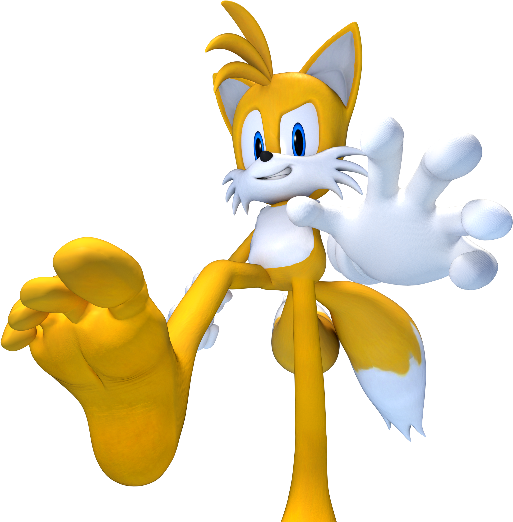Tails The Giant By Feetymcfoot - Tails The Fox Feet (2200x2244)