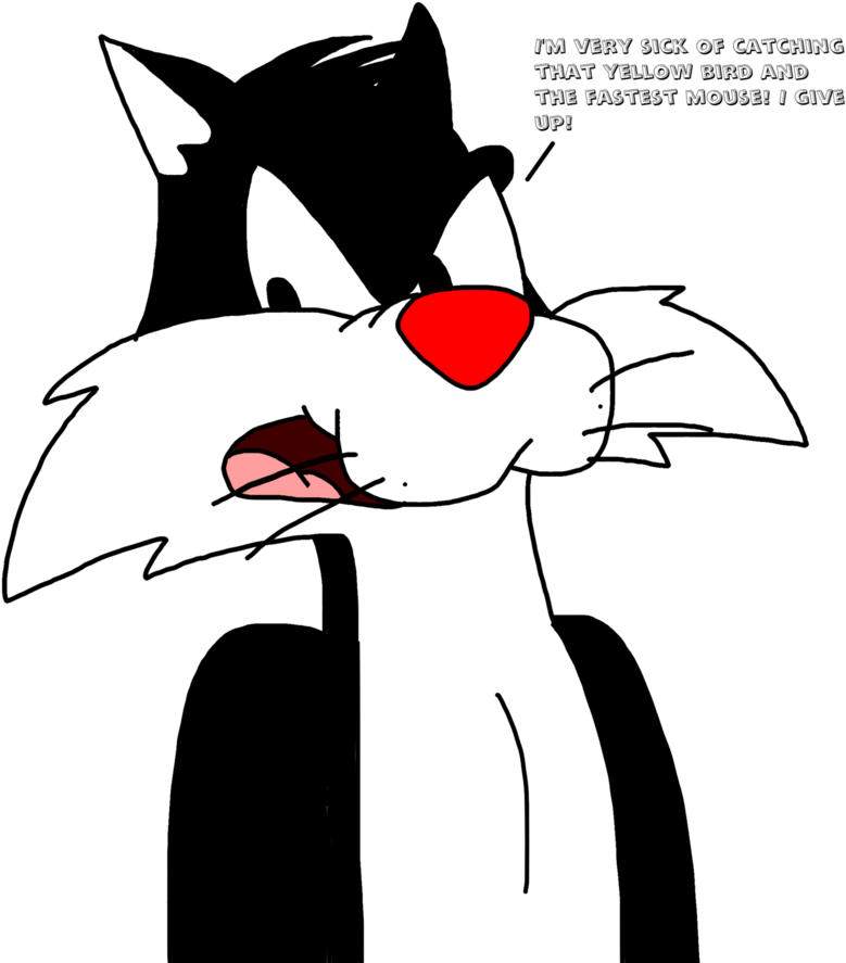 Sylvester Gives Up By Marcospower1996 - Comics (894x894)