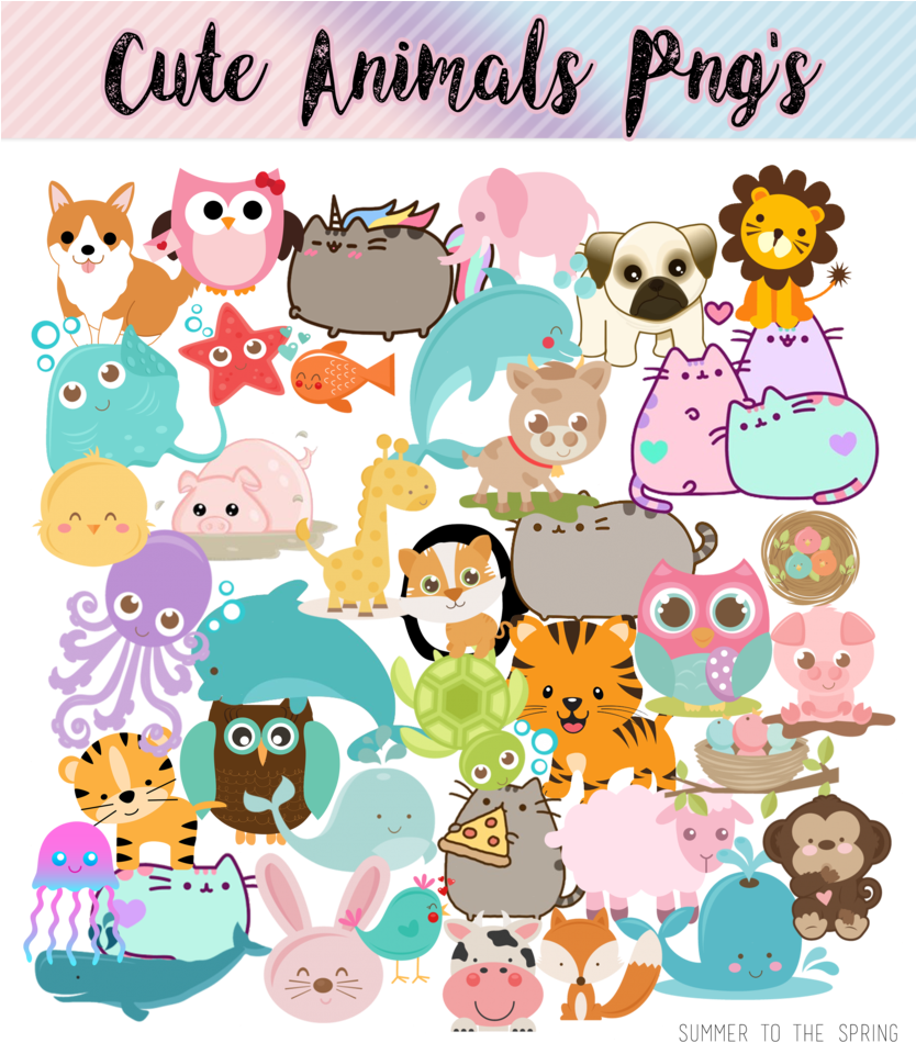 Spring Animals Spring Animals Cute Animals Png S By - Spring Animals Png (833x959)