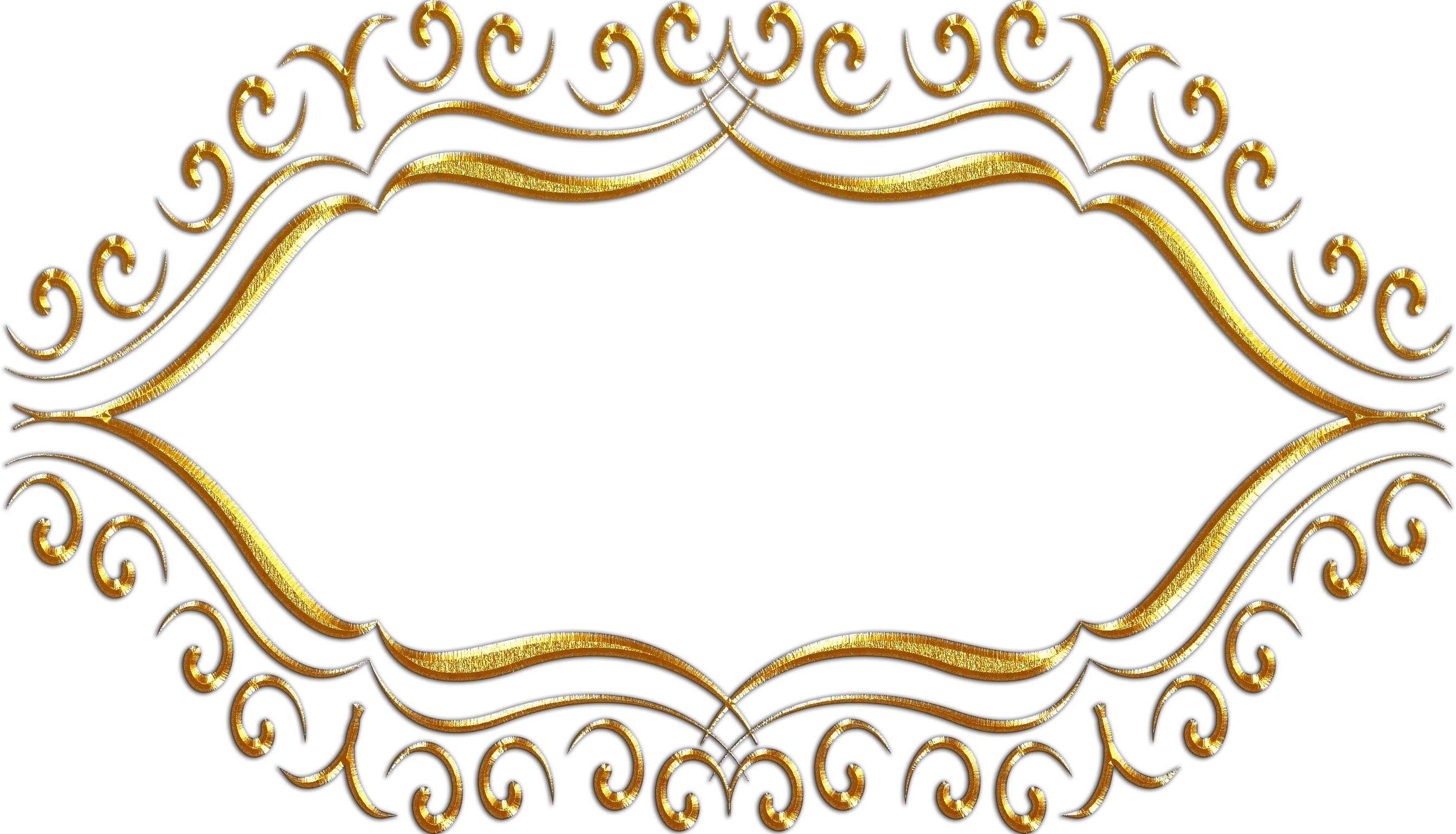 Рамки Пнг Золотые - Золотистые Рамки Для Текста Png (2690x1541)
