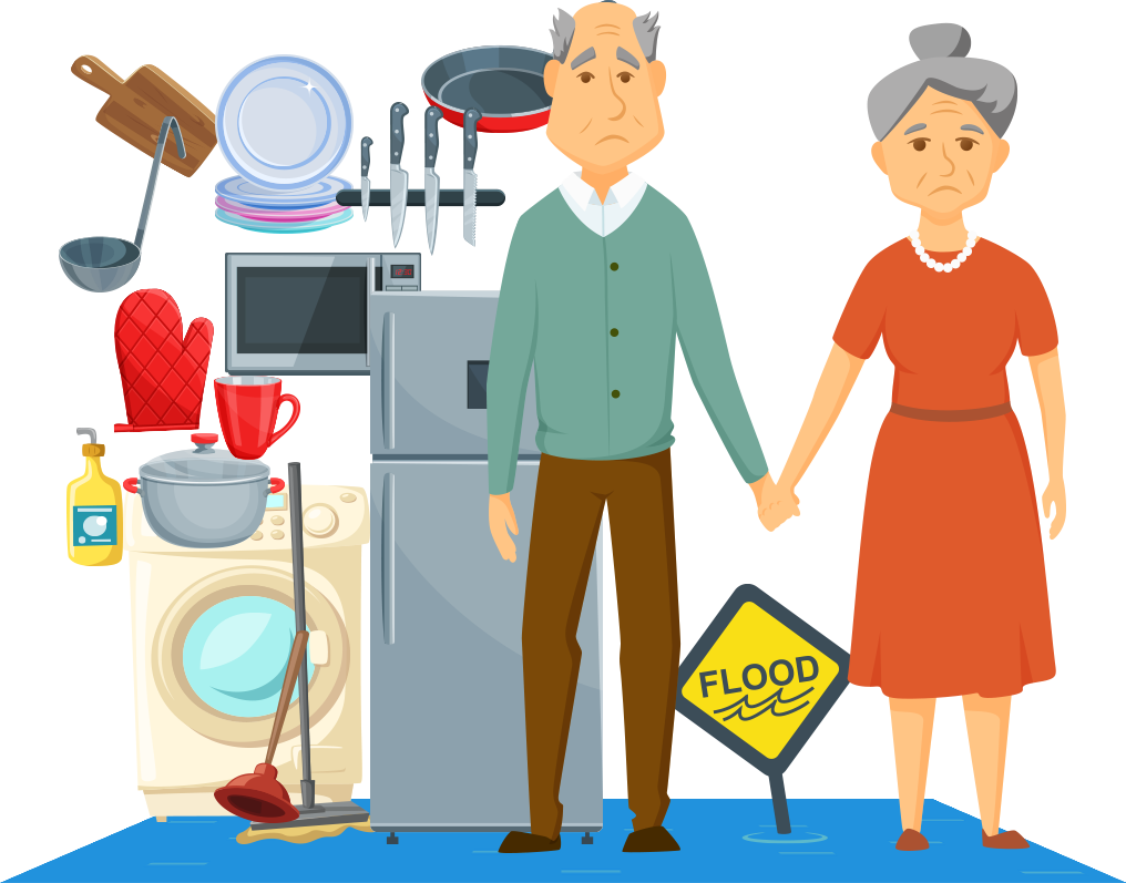 Disaster Clipart Family Needs - Cartoon (1016x797)