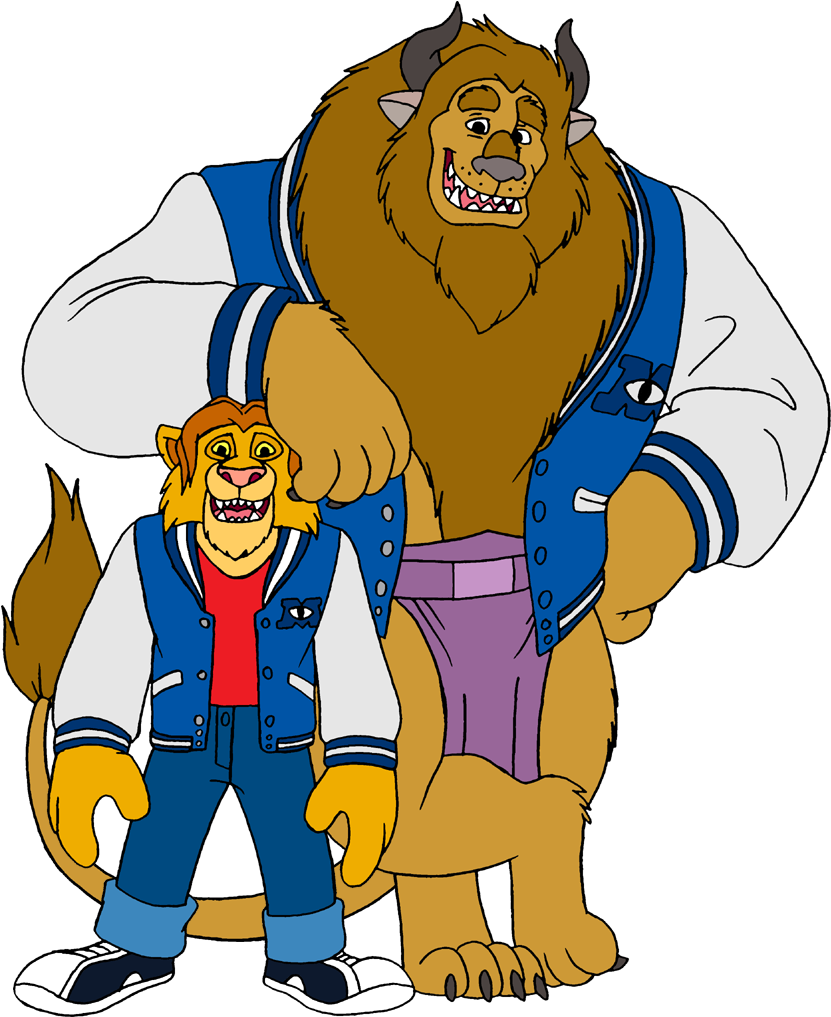 Benny And Johnny Monsters University By Lionkingrulez - Monsters University (879x1027)