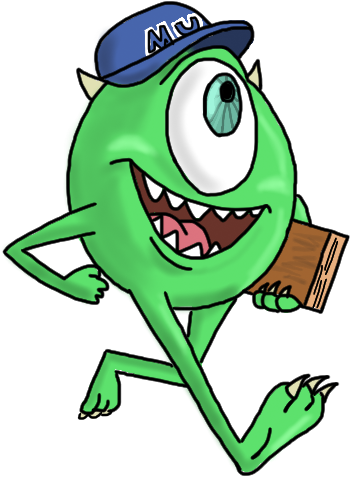 Mike By Rp-cameroncandyton - Monsters University (448x576)