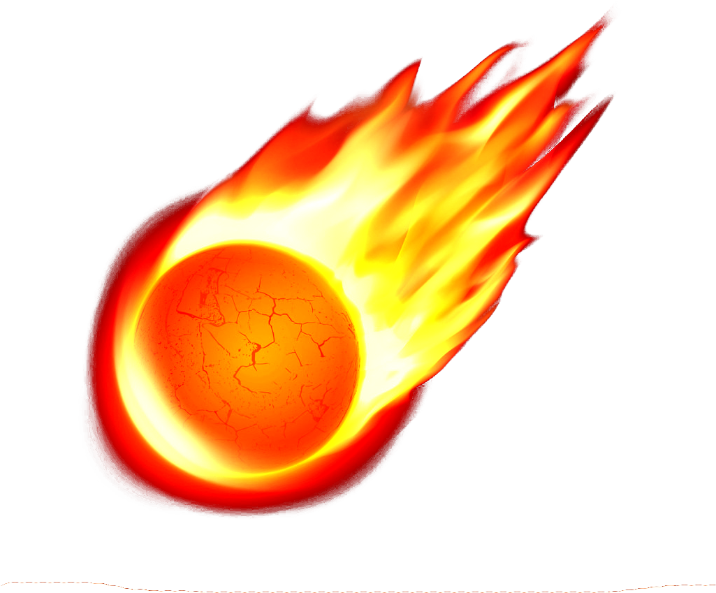A Fireball 1024*1024 Transprent Png Free Download - Boule De Feu Png (1024x1024)