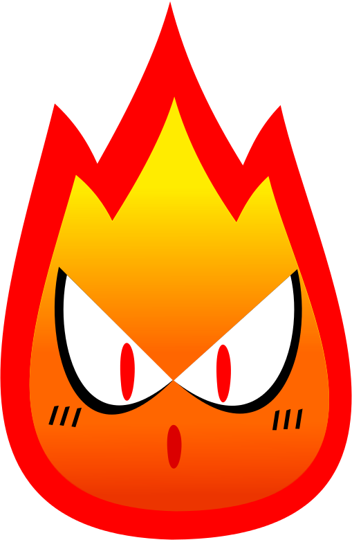 Fire Ball Blob By Megarainbowdash2000 - Fire Ball Blob By Megarainbowdash2000 (509x780)
