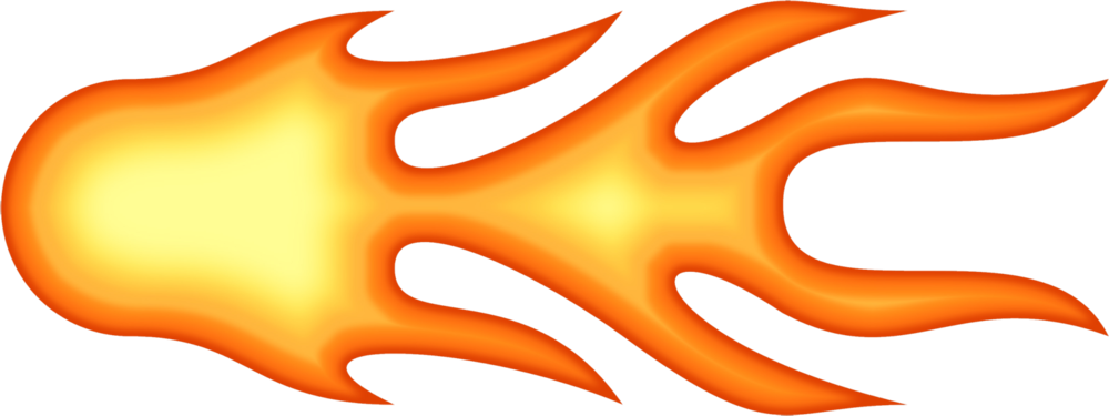 Fire Ball Vector - Fire In Png Vector (1000x375)