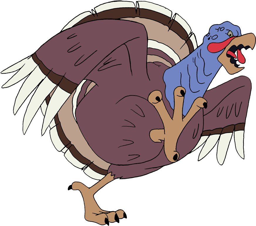 Giant Turkey Monster By Lionkingrulez - Cartoon (900x798)