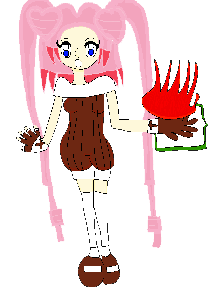 Lincia Fireball Sprite By Gothiclolitaangel - Illustration (512x612)