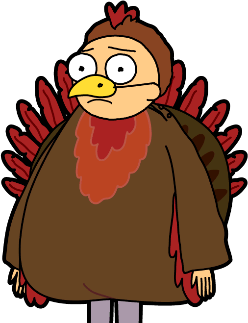 #272 - Turkey Morty - Pocketmortys - Net - Cartoon (508x665)