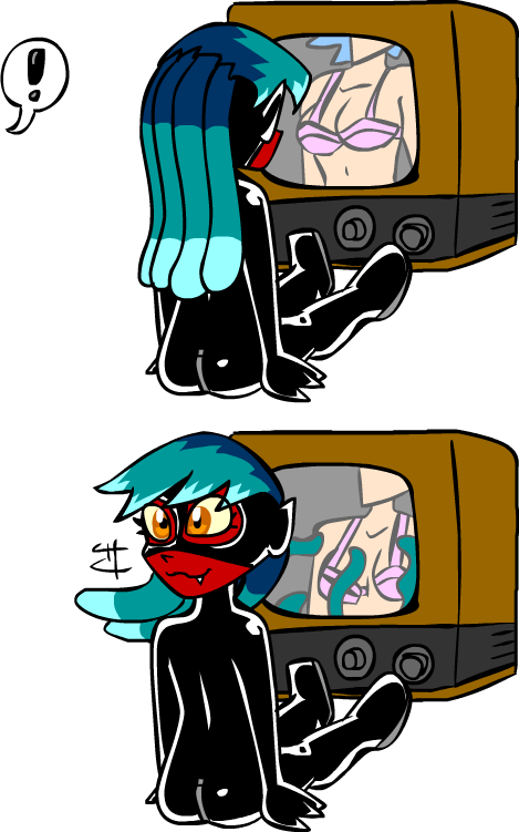 Imp Head Turn By Shennanigma - Cartoon (469x751)