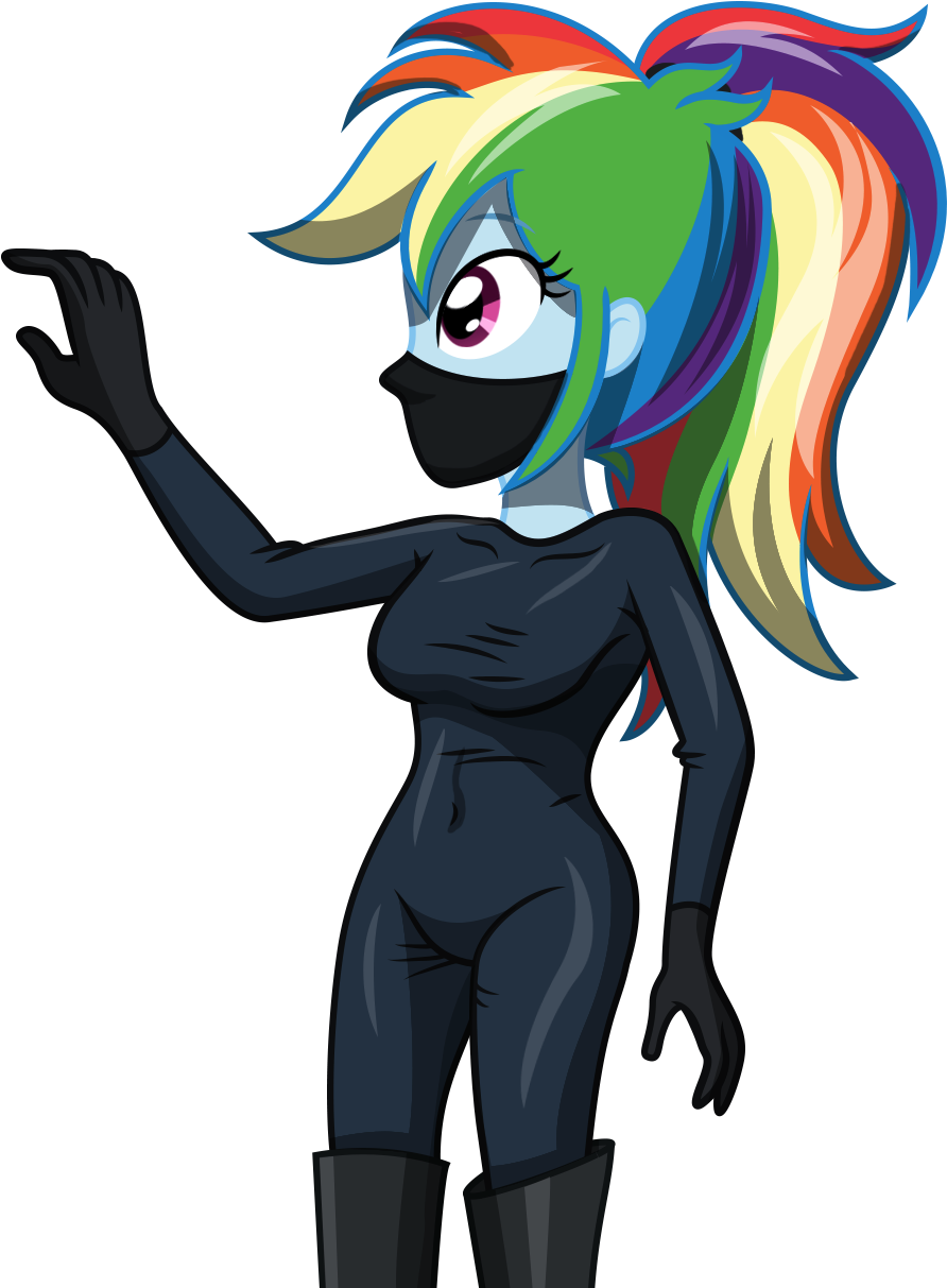 Sumin6301, Boots, Breasts, Clothes, Equestria Girls, - Rainbow Dash Human Sexy (1064x1269)