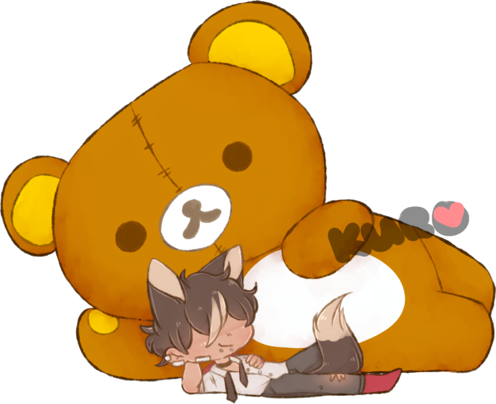 Rilakkuma By Ku-roki - Cartoon (991x807)