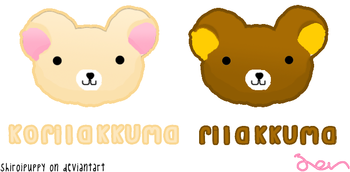 Korilakkuma And Rilakkuma By Shiroipuppy - Rilakkuma Drawings (720x387)