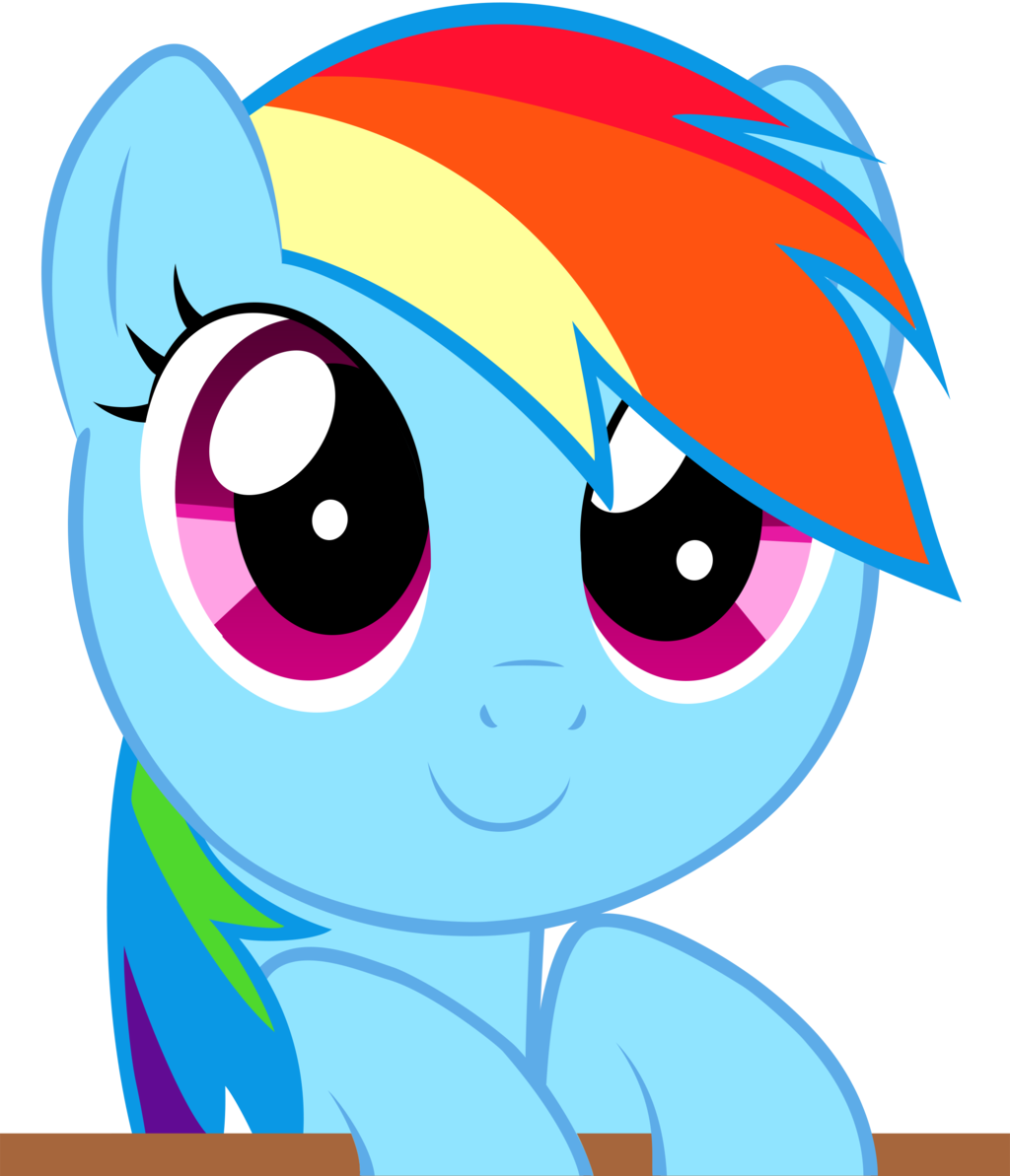 Cute Rainbow Dash By Flamp1 Cute Rainbow Dash By Flamp1 - Cartoon (1024x1193)