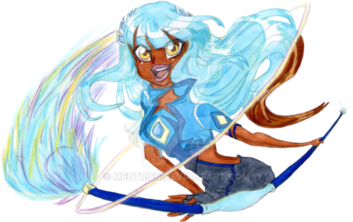 Talia Transforming By Meutrien - Cartoon (894x894)