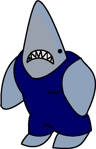 Bully Bull Shark With A Wrestling Singlet By Hoonfakedex - Wrestling Singlet (800x600)