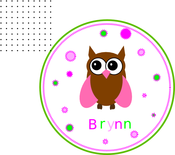 Pink Owl Clip Art - Clip Art (600x532)