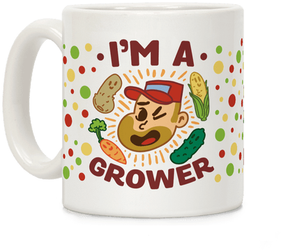 I'm A Grower Coffee Mug - Grower Not Shower T Shirt (484x484)
