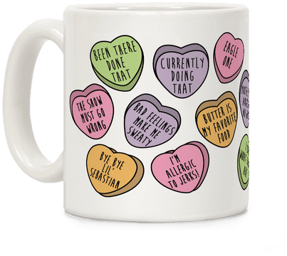 Andy Quotes Conversation Hearts Coffee Mug - Mug (484x484)