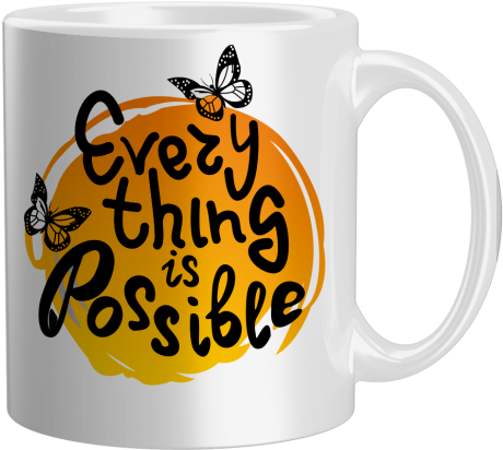 Pixnfun Coffee Mug - Alles Ist Möglich Grußkarte (500x500)
