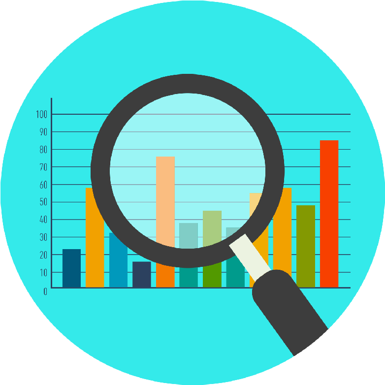 Analytics Circle Icon (900x900)