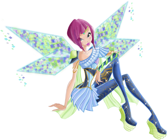 Tecna Bloomix 2 Couture By Fenixfairy - Winx Club Bloomix Tecna (698x604)