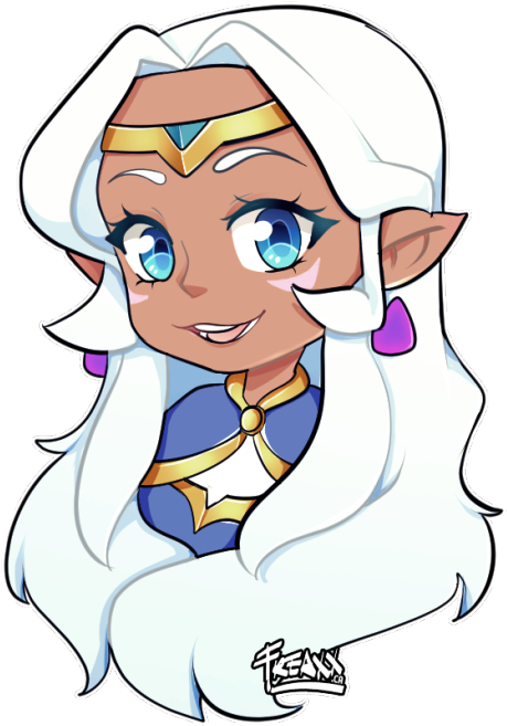 Legendary Defendor - Allura Chibi Voltron (500x676)