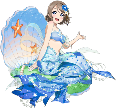 Default Tumblr Static - Nishikino Maki Love Live School Idol Project Mermaid (500x500)