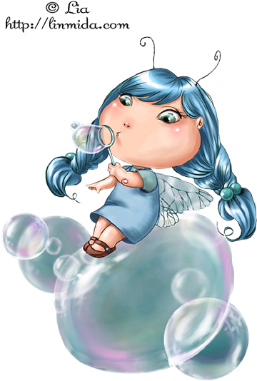 Bubbles Fairy✤png✤ - Гиф С Днем Рождения Дочка (438x544)