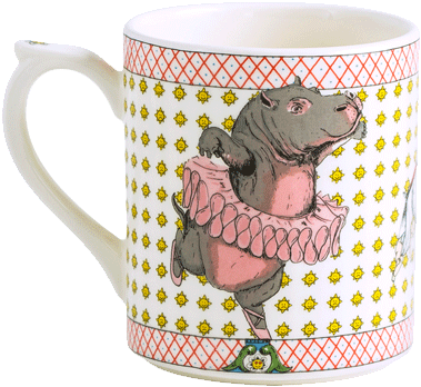 1 Mug Hippopotamus/elephant - Gien France Lucien Mug Unicorn 10 Oz (550x550)