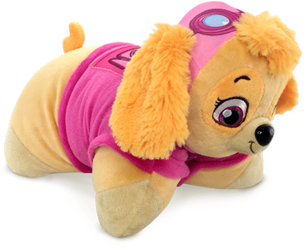 כרית מחמד-סקיי 16" מפרץ ההרפתקאות - Paw Patrol Pillow Pets Plush Soft / Sleep Toy 30cm-skye (585x500)