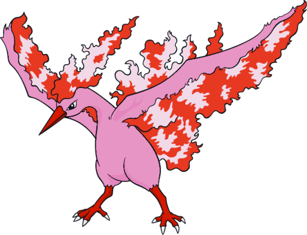 Photothis - Fire Bird Pokemon Go (600x461)