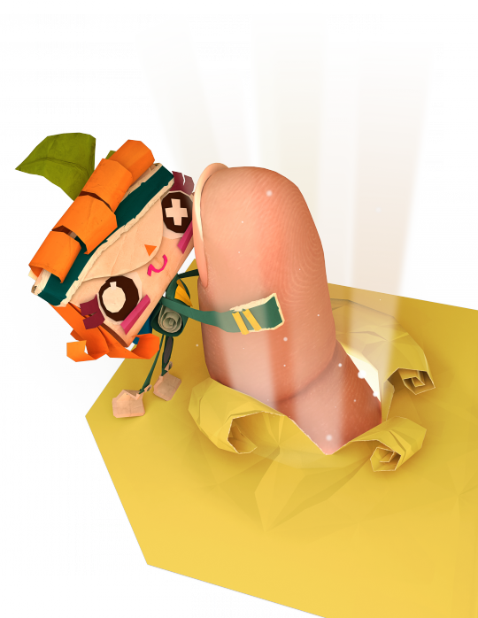 New Tearaway Trailer Take Us To Sogport - Origami (540x698)