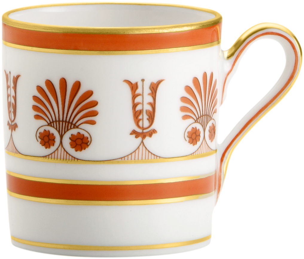 Richard Ginori Palmette Scarlatto Coffee Cup - Richard Ginori 1735 Palmette Black Teacup (1412x1022)