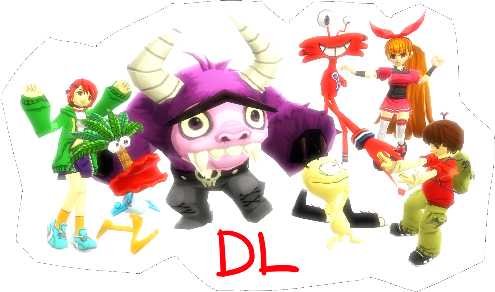 Mmd Fusionfall Models Dl By Oneirio - Mmd Cartoon Models (1700x1000)