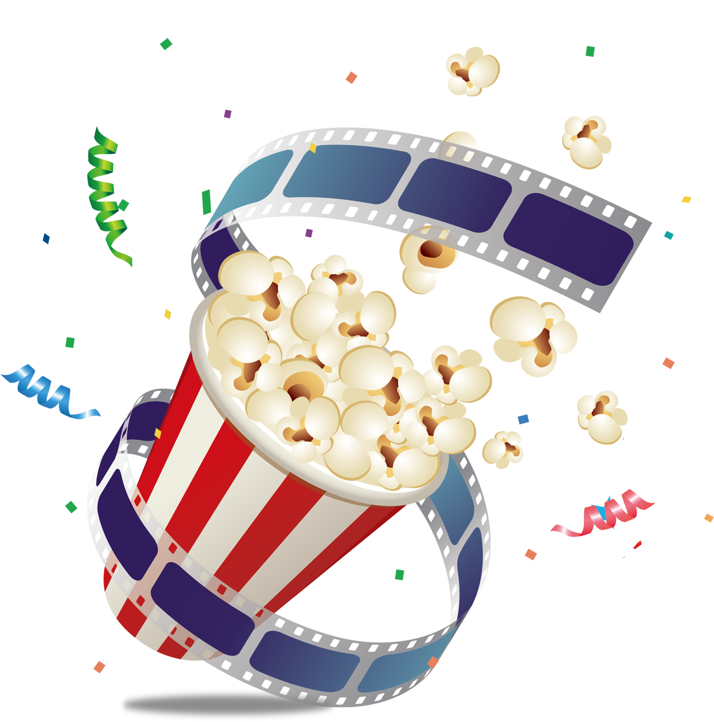 Popcorn Photographic Film Cartoon - Film (1501x1501)