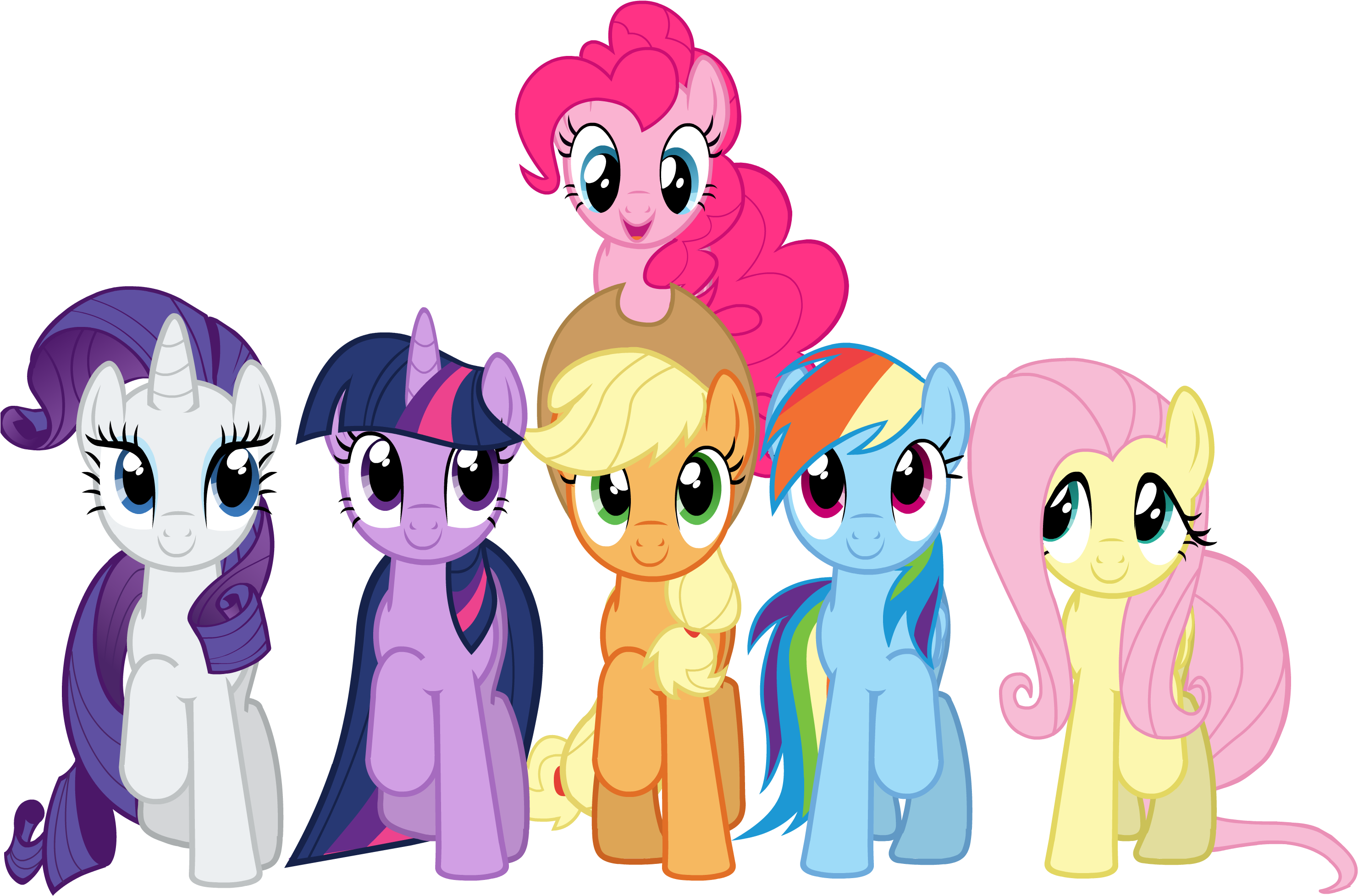Smile Parade With The Mane 6 From "a Friend In Deed" - Pinkie Pie And Her Friends (2981x1958)