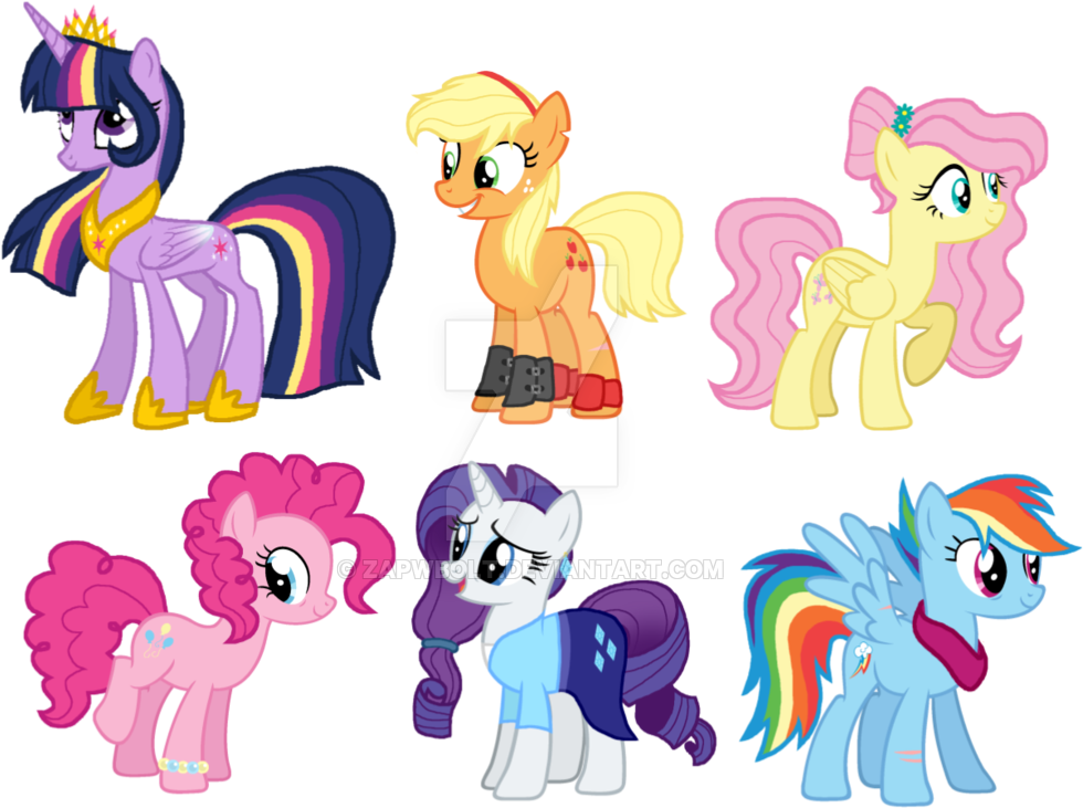 Alicorn, Alternate Hairstyle, Applejack, Artist - Mlp Future Mane 6 (1024x776)