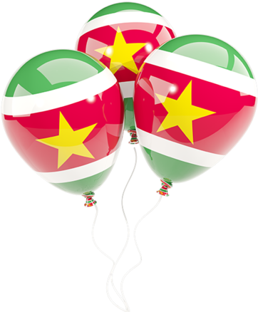 Illustration Of Flag Of Suriname - Balloon (640x480)