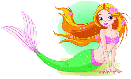 Cartoon Mermaid Drawing Clip Art - Beautiful Mermaid Throw Blanket (500x500)