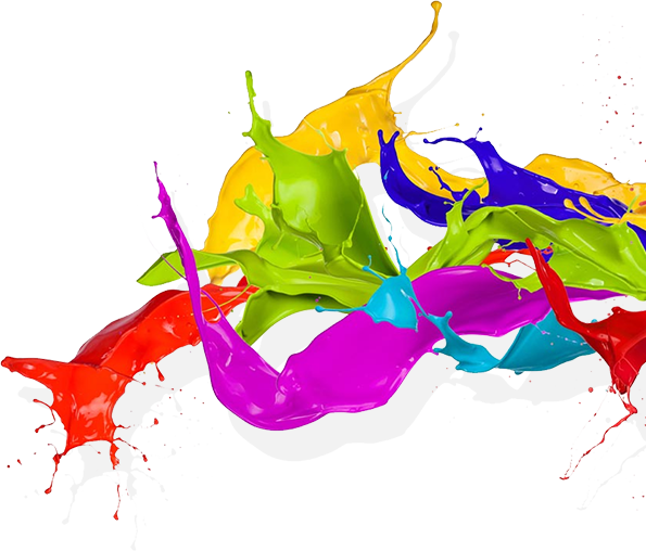 Basic Painting March 25, - Ink Splash Color Png (595x508)