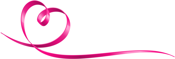 Transparent Heart Band Png Clipart - Hjärta Med Transparent Bakgrund (600x213)