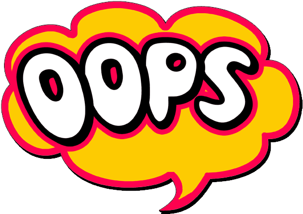There's A Problem With The Keep Reading Button We Are - Oops Clipart (600x423)
